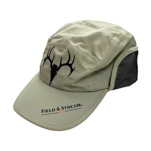 NWOT Field & Stream Embroidered Skull Nylon 5 Panel Hat with Ear Flaps